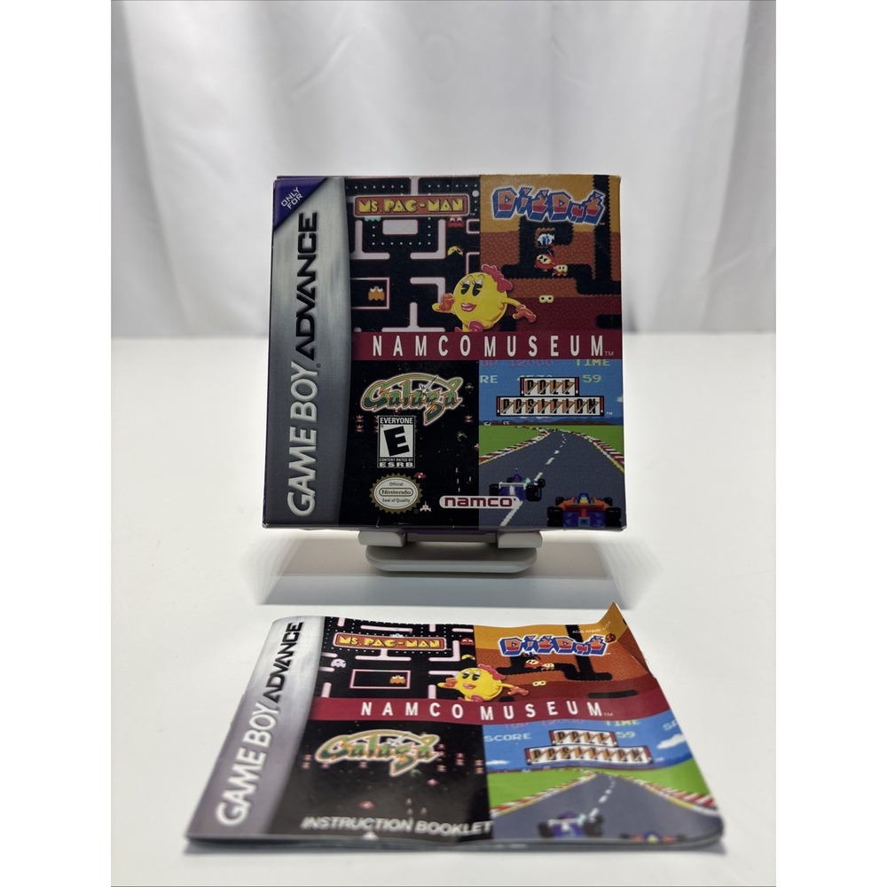 Game Boy Advance NAMCO MUSEUM BOX ONLY W/Instruction Booklet NO‎ GAME 2001